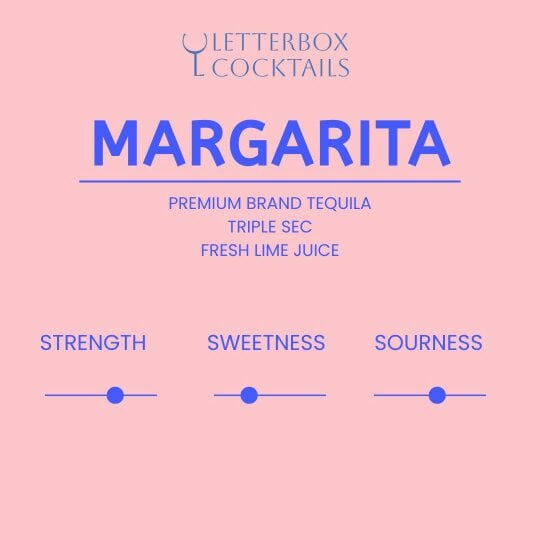 Letterbox Cocktails Margarita Mini 100ml - Premium Letterbox Cocktail Gift