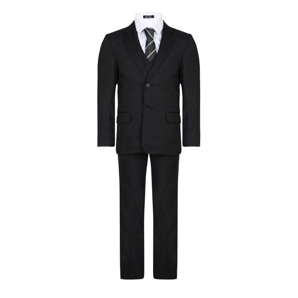 Boys 5 piece Black Suit