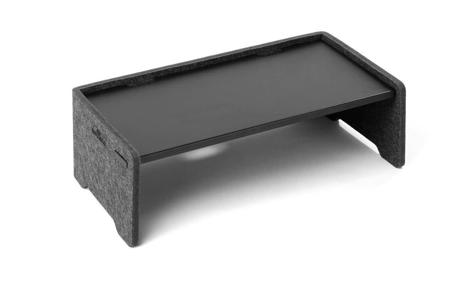 Durable Premium Felt Monitor Riser Laptop Stand | Height-Adjustable Shelf