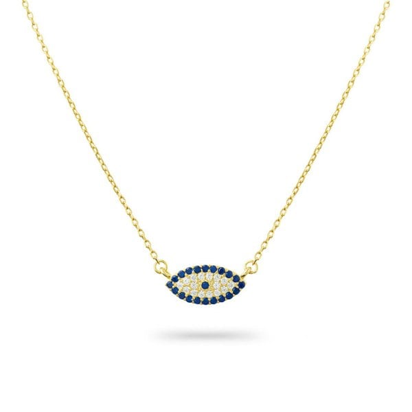 Gold Trip Blue Lucky Evil Eye Necklace