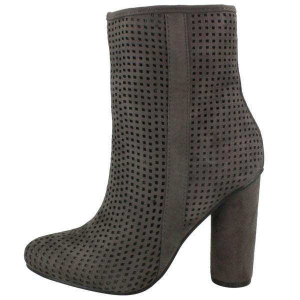 Spot On Ladies Spot On Heeled Ankle Boots