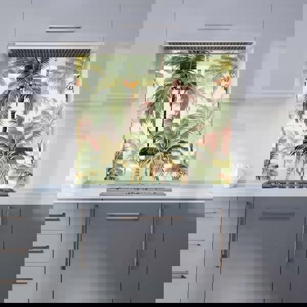 Warren Reed - Designer Palm Trees Pattern Kitchen Splashback