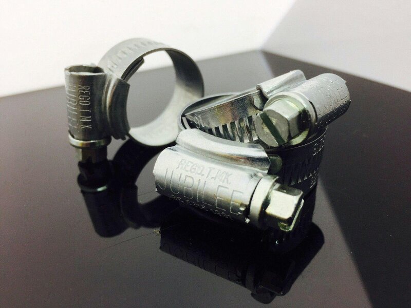 Fixaball Genuine Jubilee Hose Fuel Liquid Gas Clip Clamps Zinc BZP