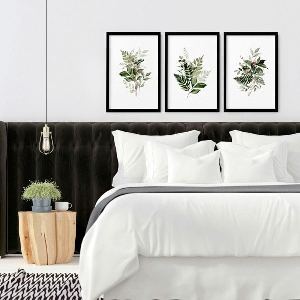 Wall art for bedroom wall | set of 3 wall art prints