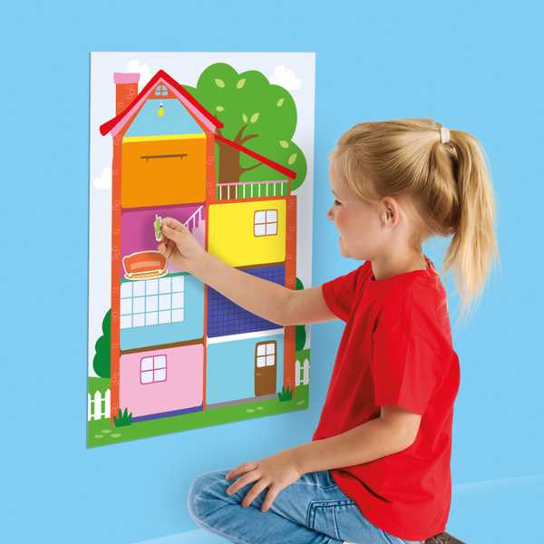 SES Creative My first poster with stickers - House