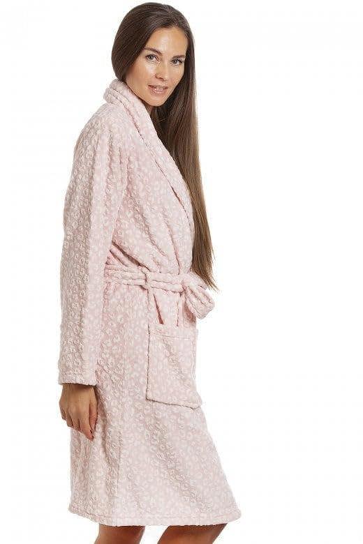 Womens Various Leopard Print Bathrobes