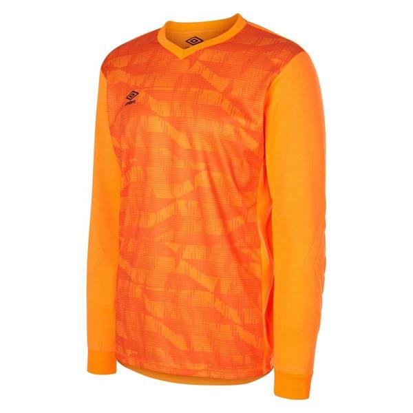 Umbro Mens Counter Goalkeeper Jersey - Shocking Orange/Hunter Orange/Black - 