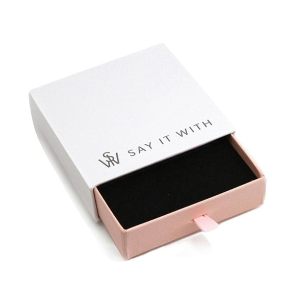 Say It With Thin Baby Bangle - Stainless Steel