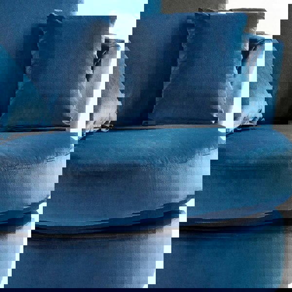 Fernando Plush Velvet Swivel Chair - 2