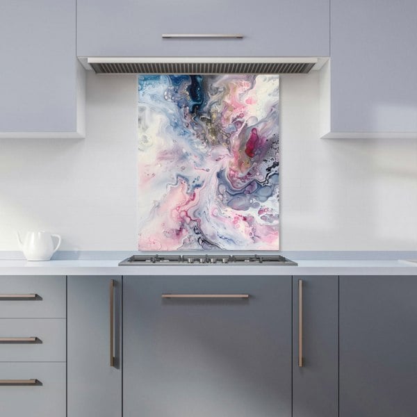 Warren Reed - Designer Ethereal Swirls: Dreams In Motion Kitchen Splashback