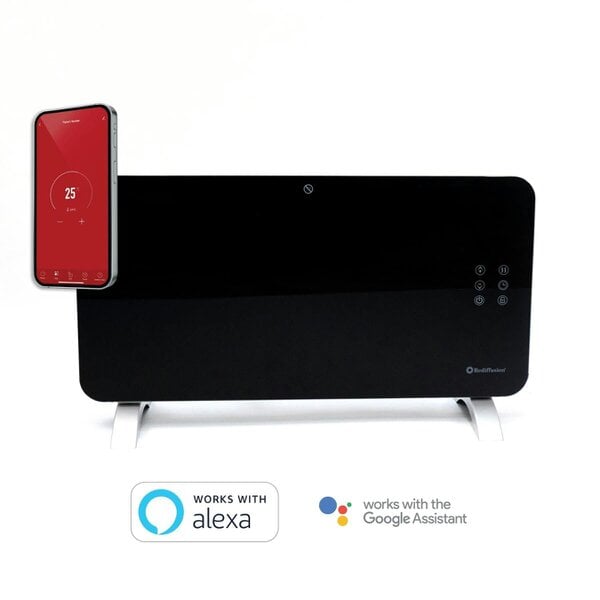 Rediffusion Smart Glass Panel Heater 1500W