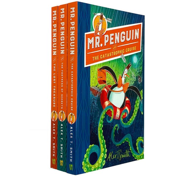 Mr Series 3 Book Set By Alex T Smith The Lost Treasure, The Fortress of Secrets