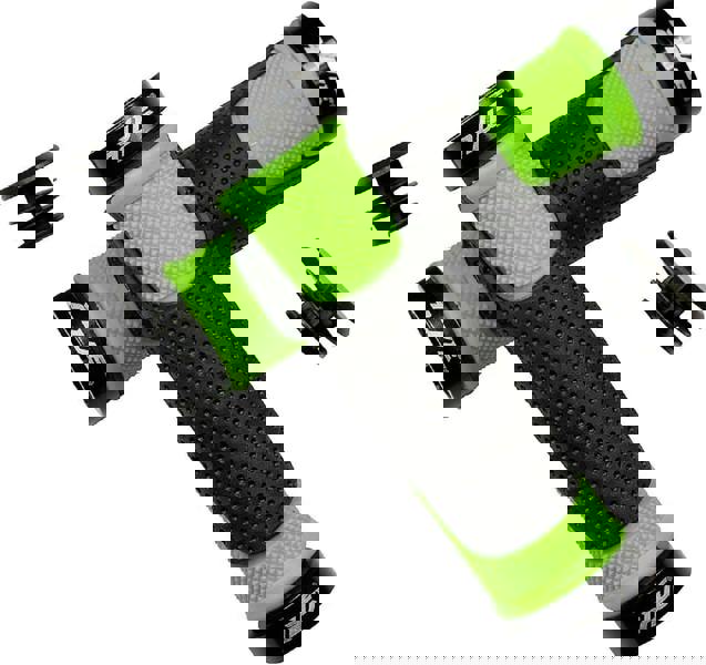 Awe AWEGrip™ Alloy BMX MTB Bike/Bicycle Handlebar Black/Green Locking Grips