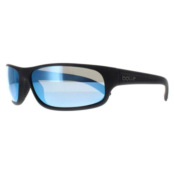 Bolle Sunglasses Anaconda BS027008 Matte Black Sky Blue Polarized