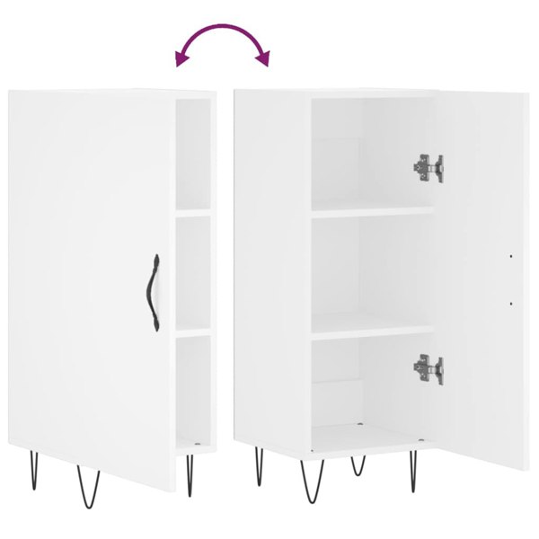 Berkfield Sideboard White 34.5x34x90 cm Engineered Wood