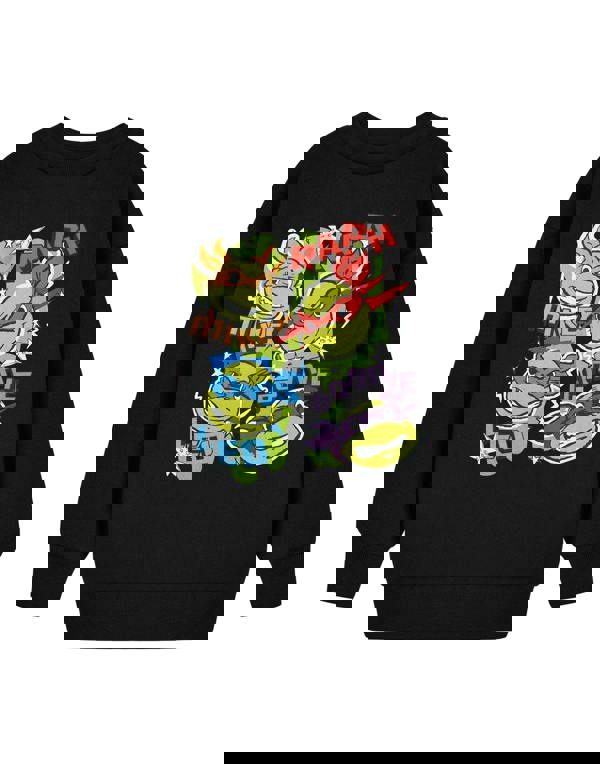 Teenage Mutant Ninja Turtles Boys Black Ninja Sweatshirt