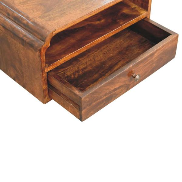 Artisan Furniture Avora Wall-Mounted Chestnut Bedside