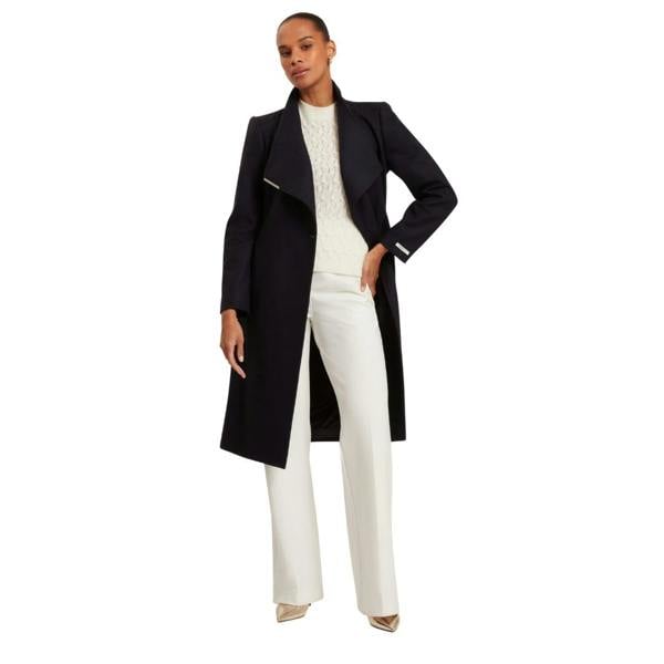 Ted Baker WMO ROSE Midi Length Belted Wool Wrap Co