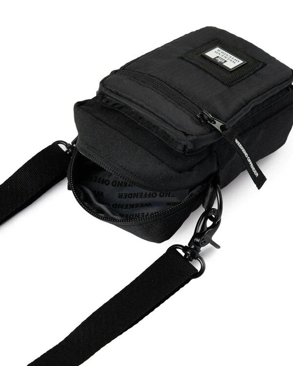 WEEKEND OFFENDER Ripstop Small Crossbody Bag - Black