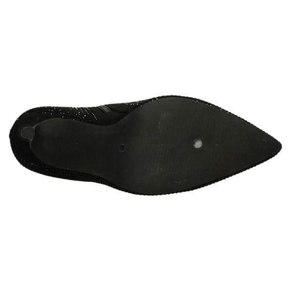 Spot On Ladies Diamante Covered High Heel Ankle Boots F51231
