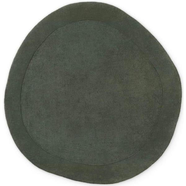 Villeroy & Boch 1812 Wool Rug Organic Round Kari Natural Green
