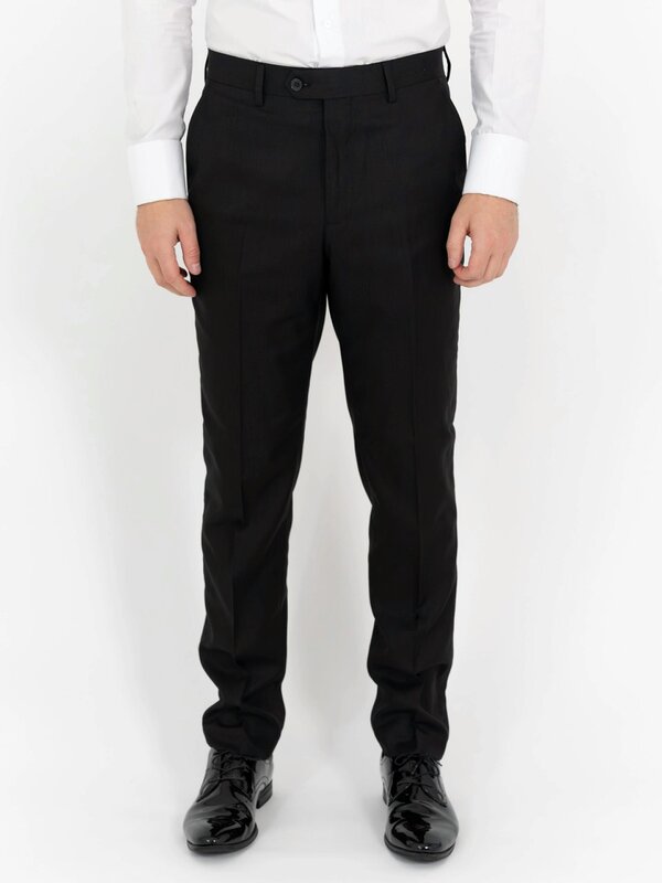 V2 Classic Henry - Black Three Piece Suit