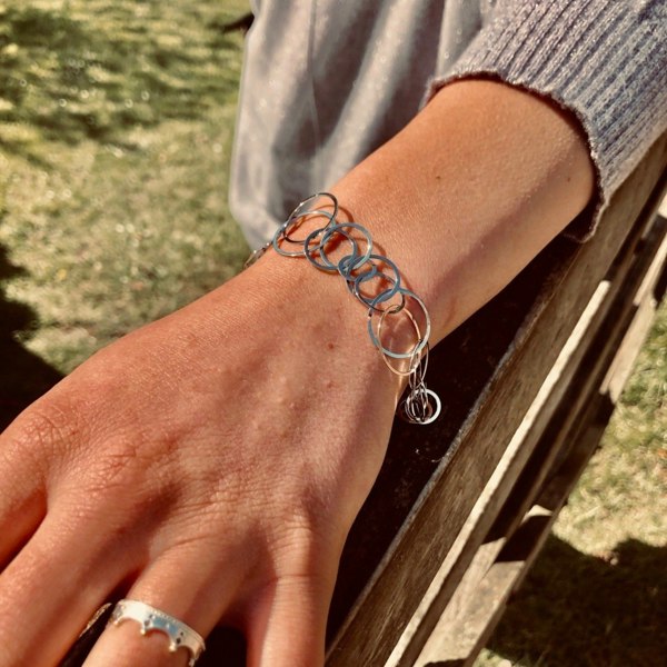 Sterling Silver Slinky Bracelet - Reeves & Reeves