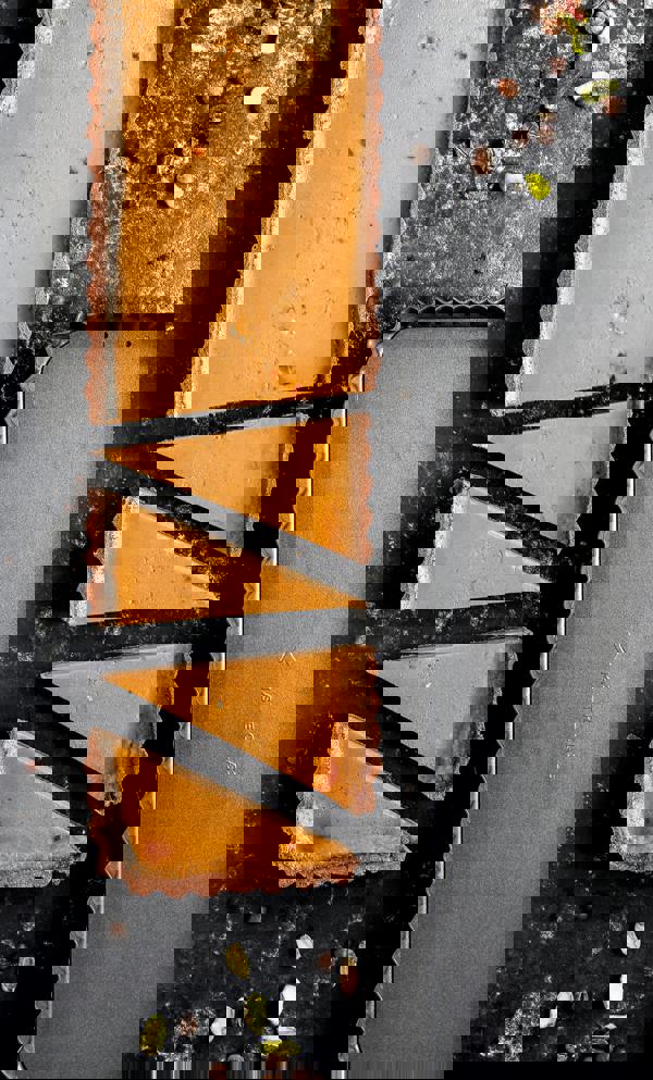 MasterClass Non-Stick Loose Base Rectangular Fluted Flan / Quiche Tin