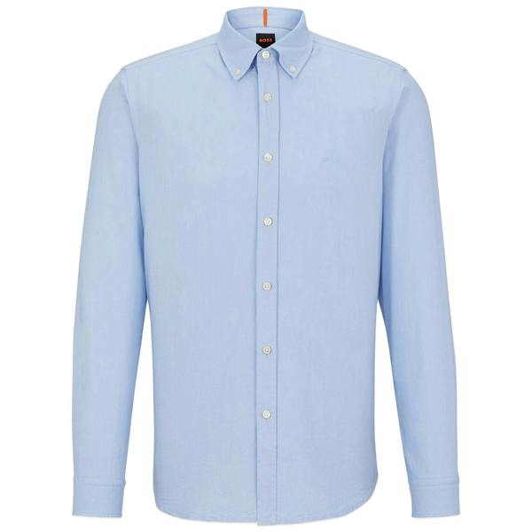 Boss Rickert Oxford Regular Fit LS Shirt - Sky Blue