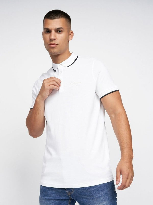 Crosshatch Padro Polo White