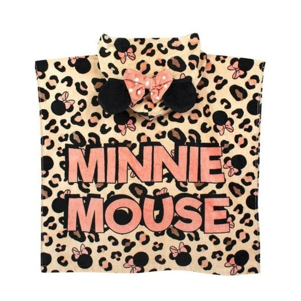 Disney Girls Minnie Mouse Swimsuit And Poncho Set - Pink