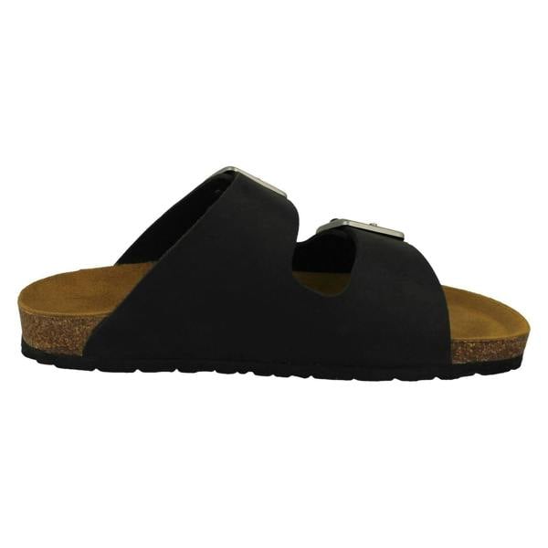 Rieker Ladies Rieker Adjustable Buckle Strapped Mule Sandals V8084