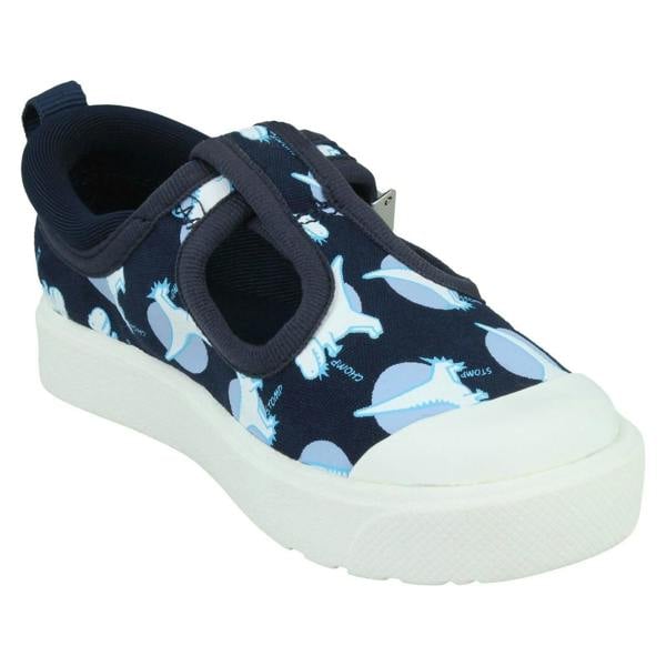 Clarks Boys Clarks Casual T-Bar Shoes City Dance