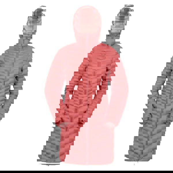 Mountain Warehouse Womens/Ladies Florence Long Padded Jacket - Rust