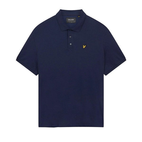 Lyle & Scott Mens Plain Plus Polo Shirt - Navy