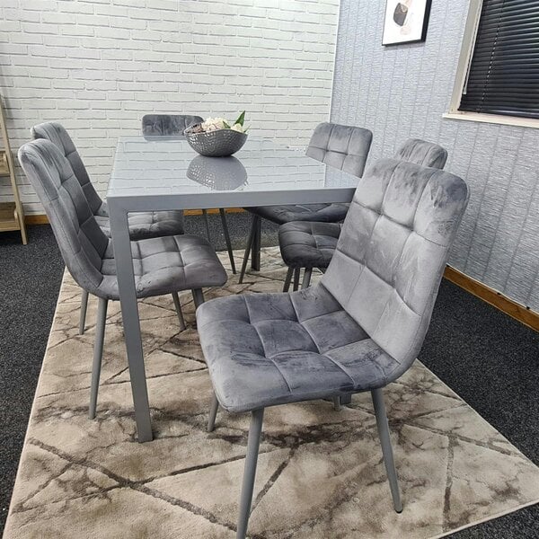 Kosy Koala Dining Table Set with 6 Chairs Dining Room and Kitchen table set of 6