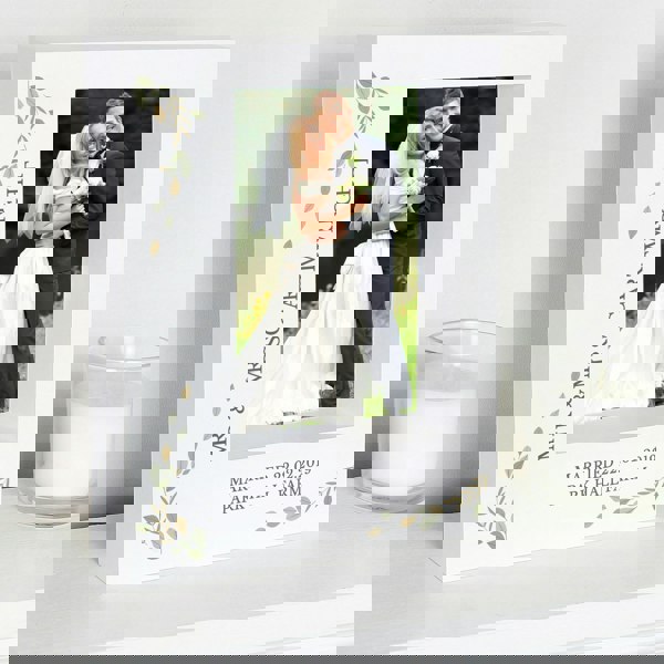 Personalised Memento Company Personalised Fresh Botanical 5x7 Box Photo Frame