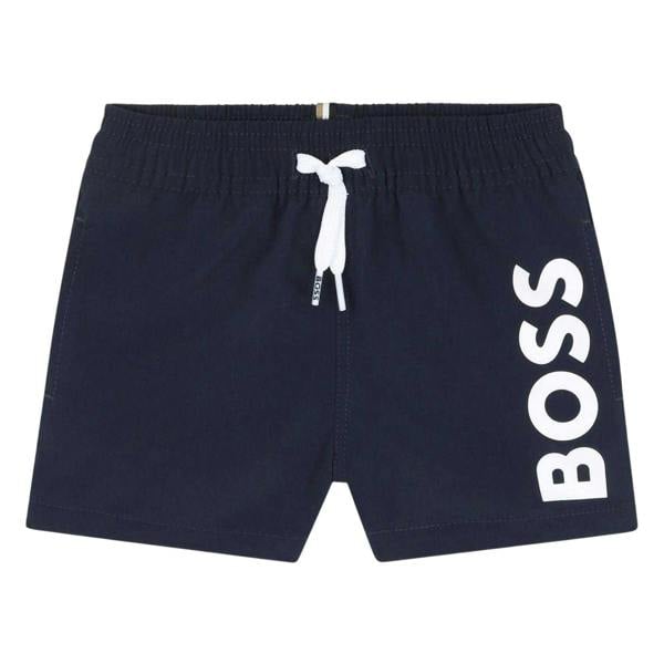 Boss Baby Boys Logo Swim Shorts - Navy - 