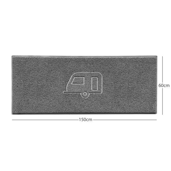 Nicoman "Caravan" Grey Spaghetti Door Mat