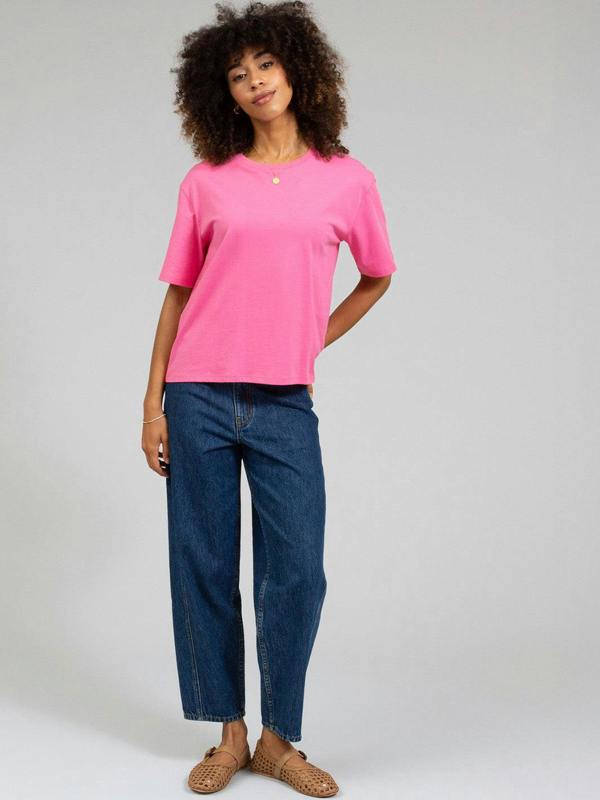 Kite Womens Organic Oxbridge Jersey T-Shirt Azalea