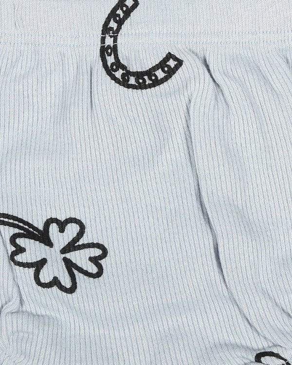 Gender-neutral organic cotton baby pants