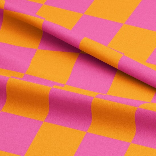 Love Frankie Tutti Frutti Reversible Checkmate & Helter Skelter Cushion