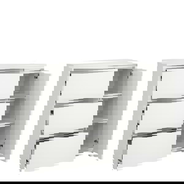 Furniture To Go Next Sideboard with 1 Door and 3 Drawers White