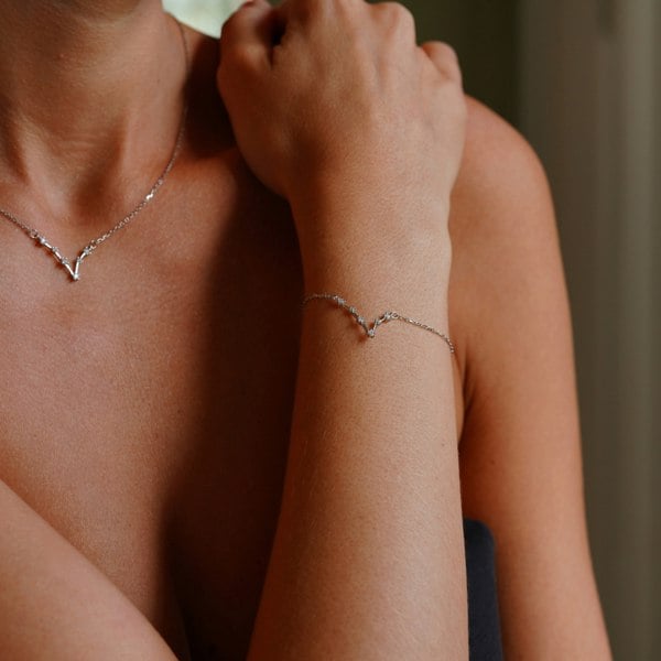 Gold Trip Pisces Zodiac Constellation Necklace