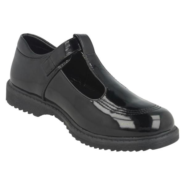 Cool For School Girls Cool For School T-Bar Buckle School Shoes H2433