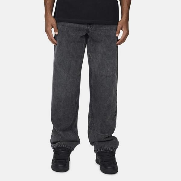 Good For Nothing  Grey Baggy Vintage Wash Denim Jeans - Grey Image 1