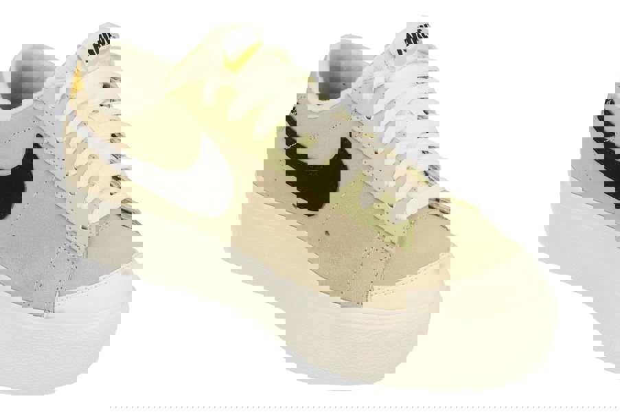 Nike Womens Blazer Platform Trainers Dq0884  100 - Light Stone Off Noir 100 - Photo 3