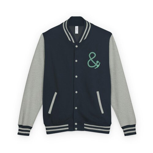 Anchor & Crew Set Point Social Volleyball Club League Cotton Varsity Letterman Jacket