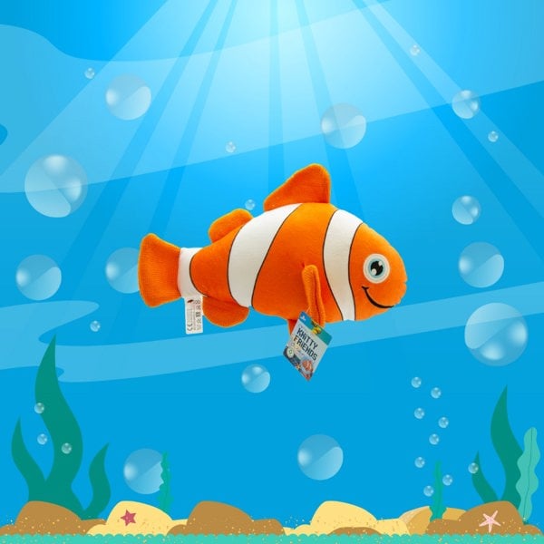 Rewind Plush Sea Creature Stuffed Toy Neyo The Clownfish Ocean Collection