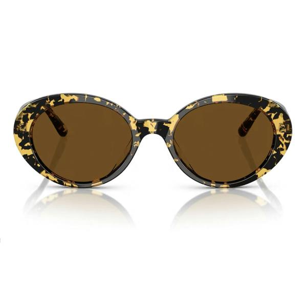 Oliver Peoples Lumar sunglasses in an oval tortoiseshell acetate frame